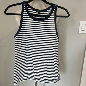 J. Crew Striped Racerback Tank Top